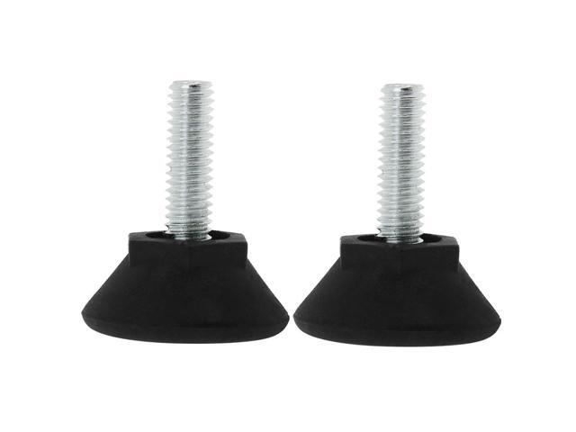 M6 x 20 x 25mm Adjustable Leveling Feet Floor Protector for Table Leg 2pcs