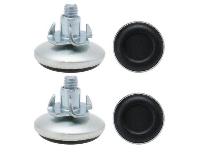 M6 x 15 x 30mm Leveling Feet Adjustable Leveler Protector for Table Leg 4pcs