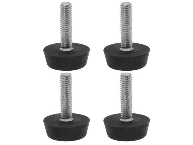 M6 x 22 x 22mm Furniture Glide Leveling Feet Floor Protector for Table Leg 4pcs