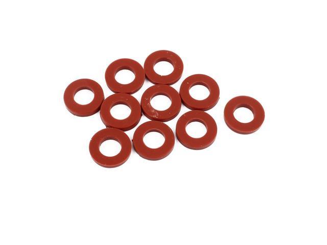 Photos - Other for repair Unique Bargains 10pcs 19mm x 10mm x 3mm O-Ring Hose Gasket Silicone Washer for Water Heate 