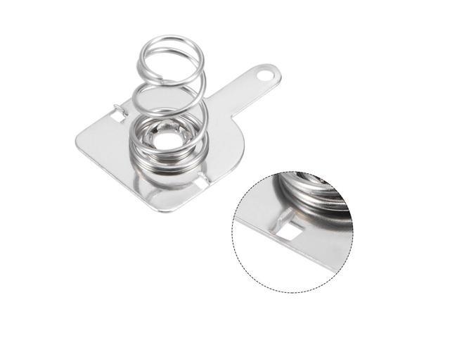 50 Pairs AA Semicircle Battery Positive Negative Conversion Spring Contact Nickeling Plate 12mmx12mm