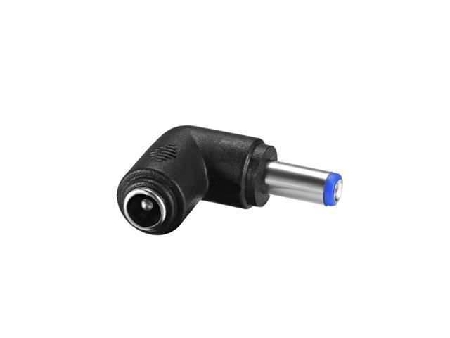 DC Power Connector 90 Degree Right Angle 5.5mm x 2.1mm Male to Female Coupler Adapter Converter 10Pcs