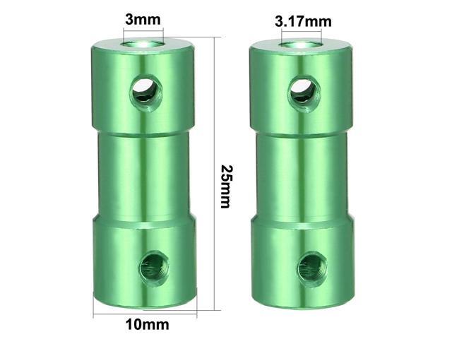 Shaft Coupler 3mm x 3.17mm Connector Adapter for RC Airplane Boat Motor L25XD10