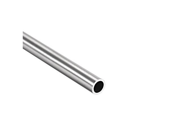 304 Stainless Steel Round Tubing 5mm OD 0.6mm Wall Thickness 250mm Length Seamless Straight Pipe Tube 4 Pcs