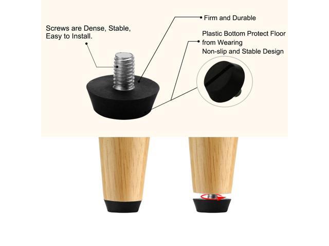 M6 x 10 x 20mm Leveling Feet Adjustable Leveler Protector for Sofa Leg 16pcs