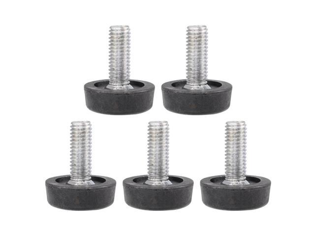 Photos - Other Garden Tools Unique Bargains 24mm Base M8x20mm Thread Table Desk Adjustable Levelling Foot Feet 5 Pcs a 