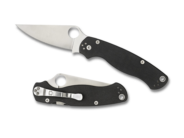Spyderco C81GP2 Para-Military 2 Folding Knife 3.5' Blade 8.28' Overall Folder