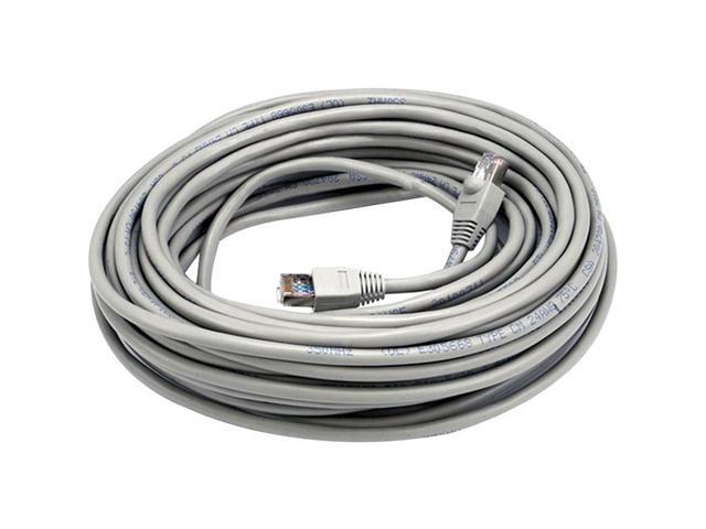 Monoprice Cat5e Ethernet Patch Cable - 50 Feet - Gray Network Internet Cord - RJ45, Stranded, 350Mhz, STP, Pure Bare Copper Wire, 24AWG