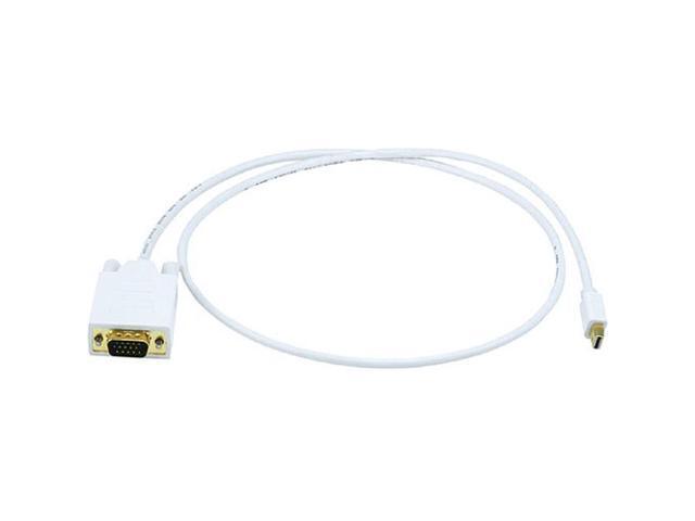 Monoprice 3Ft 32Awg Mini Displayport To Vga Cable - White