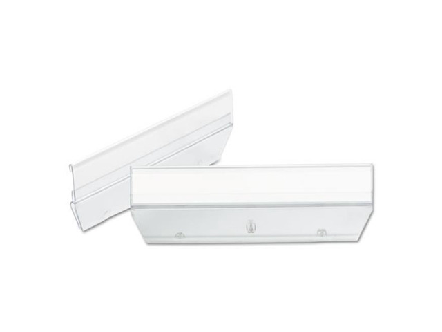 Smead Easy Slide Hanging Folder Tab 1/3 Tab 3 1/2 in Clear 18/Pack 64626