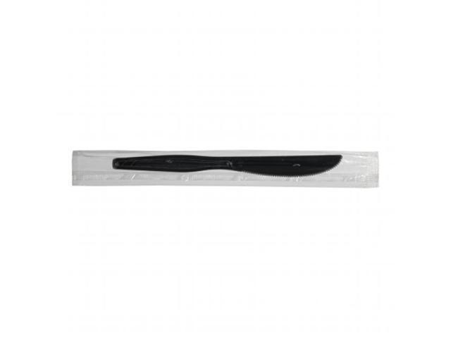 Dixie Ultra KM5W540 Grab N Go Wrapped Cutlery, Knives, Black