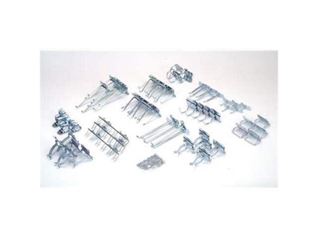 Triton Products LH3-KIT Zinc Plated Steel Hook and Bin Assortment for LocBoard