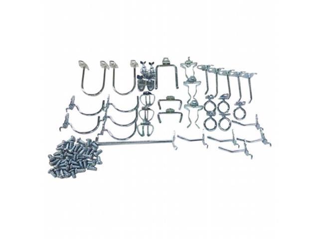 Durahook Pegboard Hook Assortment Kit Silver Zinc Plated Steel Steel 76936