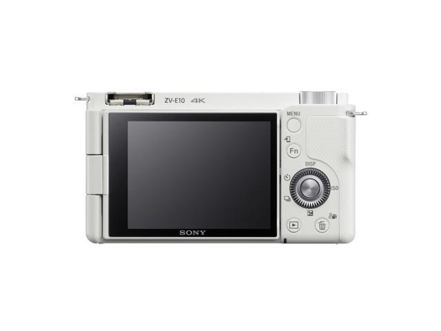 Sony - Alpha ZV-E10 Mirrorless Vlog Camera - Body Only - White - image 10