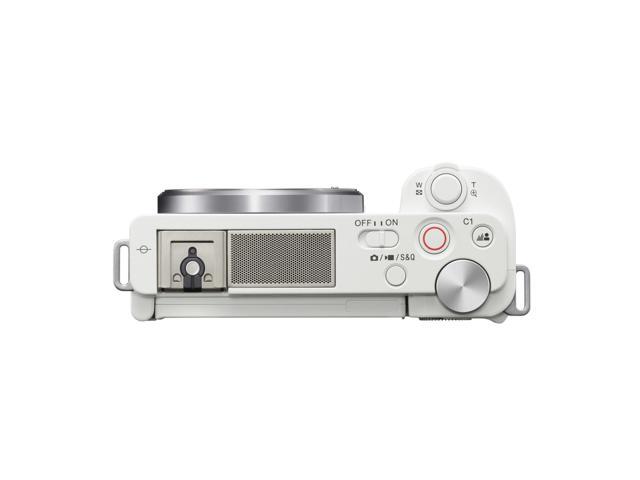Sony - Alpha ZV-E10 Mirrorless Vlog Camera - Body Only - White - image 11