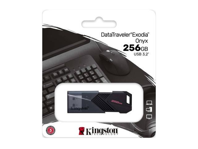 Kingston 256GB DataTraveler Exodia Onyx USB Flash Drive (Matte Black) (5-Pack)