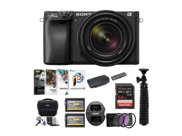 Sony a6400 Mirrorless Digital Camera Bundles (w/ 18-135mm)