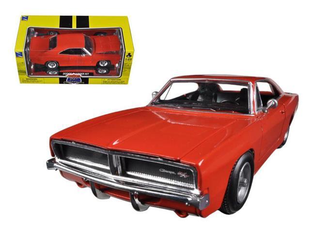 1969 Dodge Charger R/T Orange 'Muscle Car Collection' 1/25 Diecast Model Car by New Ray