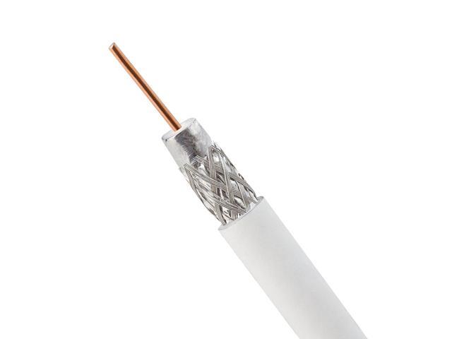Cmple 1001-N RG6 Cable - Standard Shield (White) 500 Feet - image 3