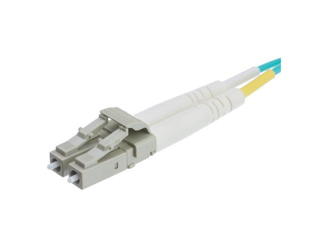 10 Gigabit Aqua LC/LC OM3 Multimode Duplex Fiber Optic Cable, 50/125, 12 meter (39.3 foot)