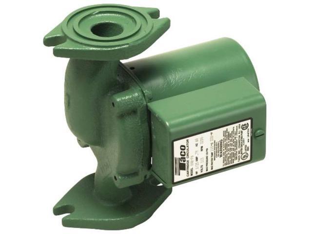 TACO 008-F6 Hydronic Circulating Pump, 1/25 hp, 115V, 1 Phase, Flange Connection