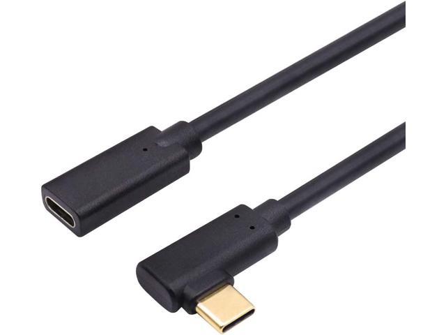 USB Type c 3.1 Male to Female Extension Cable, Gen 2 (10Gbps) Gold-Plated USB C Male to Female Cable Connector, Pass Video, Data, Audio for USB.