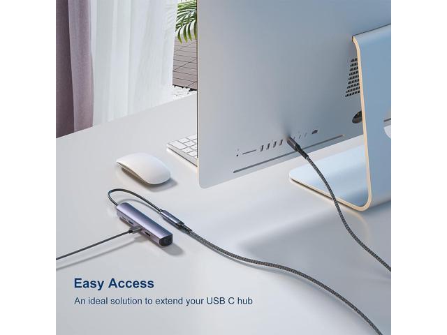 Besgoods USB C Extension Cable,USB C Male to Female Extender 3ft USB 3.2 Fast Charge 10Gbps Data Transfer 4K Display Compatible with USB C...