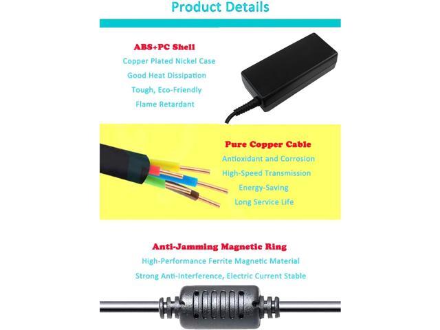 Laptop Charger for HP Smart Blue Tip Pavilion x360 x2 11 13 15 Elitebook 830 840 850 G3 G4 G5 G6 Probook 450 G5 640 650 G2 Spectre l25296-002...