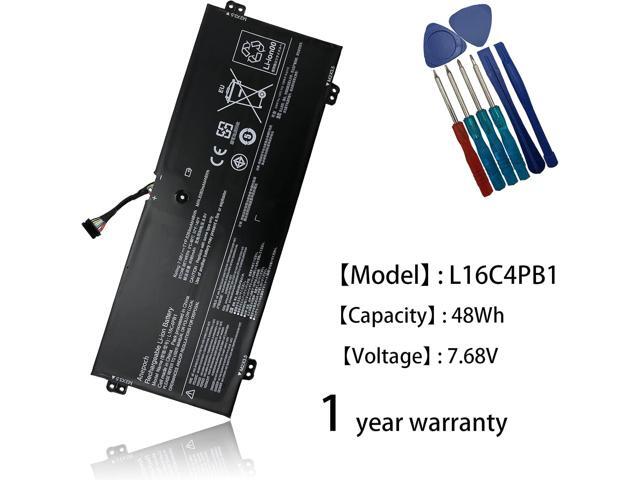 L16C4PB1 Laptop Battery Replacement for Lenovo Yoga 720-13IKB 730-13IKB 730-13IWL Series Notebook L16L4PB1 L16M4PB1 5B10M52738 5B10M52739...