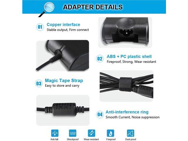 90W 19.5V 4.62A AC Charger Compatible with Dell Inspiron 17R N7110 N5110 1720 1537 1564 N4110 3721 6000 6400 Latitude E6410 E4310 3450 3543 E4300...