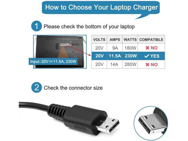 230W USB Tip Power Cord Charger for MSI GE76 GE66 Raider MSI GP76 GP66 Leopard Laptops (20V 11.5A)