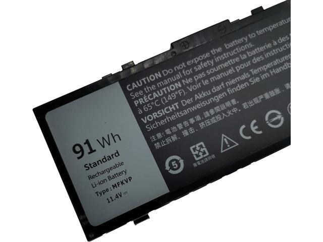 Fully. MFKVP 11.4V 91Wh Replacement Laptop Battery Compatible with Dell Precision 15 7510 7520 M7510 17 7710 7720 M7710 Series M28DH 1G9VM T05W1...