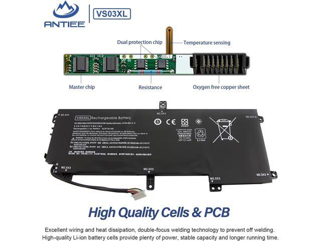 ANTIEE VS03XL 849313-850 Battery for HP Envy 15-AS 15T-AS Series: 15T-AS100 15-AS133CL 15-AS152NR 15-AS043CL 15-AS182CL AS020NR AS068NR AS027CL...