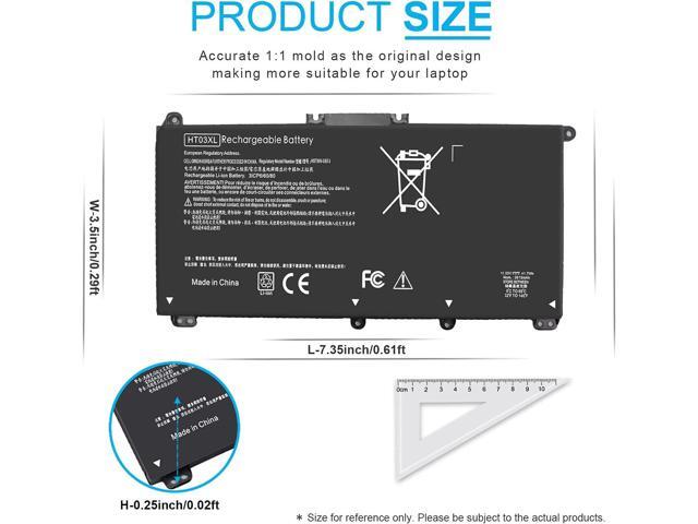 HT03XL L11119-855 Battery for HP Pavilion 15-CS 15-DA 15-DB 15-DW 17-by 17-CA 14-CE 14-CF 14-DF 15-CS0073CL 15-CS0053CL 15-DA0014DX 15-DA0XXX...