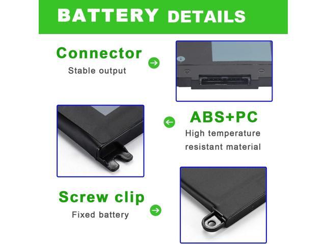 SLE-TECH New WDX0R Notebook Battery for dell Inspiron 15 5565 5567 5568 5578 7560 7570 7579 7569 13 5368 5378 7368 7378 17 5765 5767 5770...