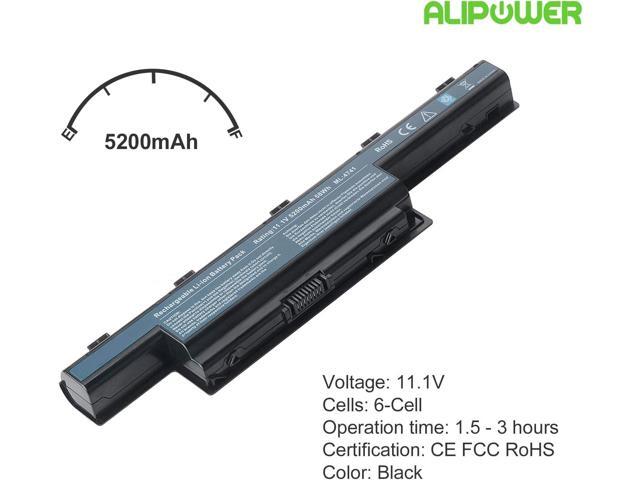 Laptop Battery Replacement for Compatible AS10D31 AS10D41 AS10D51 AS10D61 AS10D71 AS10D73 AS10D75 AS10D81 5250 5336 5551 5552 5560 5733Z AS5741...