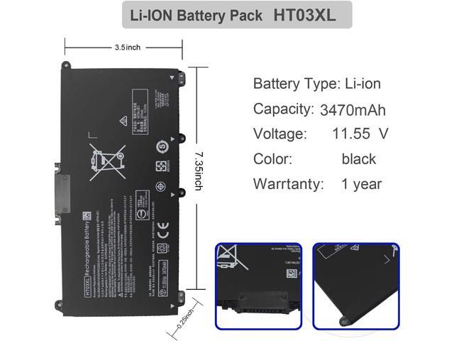 HT03XL Laptop Battery Compatible with HP Pavilion 14-CE 14-CF 14-cm 14-CK 14-DF 14-MA 15-DA 14Q-CS 15-CS 15-CW 15-DA 15-DB 17-by 17-CA HP 240 245...