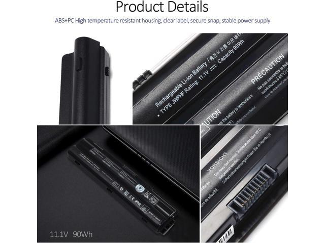 SOLICE New R795x XPS L702x L502x L501x Laptop Battery Compatible with Dell XPS 17 L701x XPS 14 L401X,fit: 312-1123 312-1127 453-10186 J70W7 JWPHF...