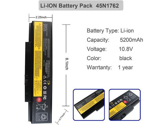 45N1762 76+ Laptop Battery Compatible with Lenovo ThinkPad (Edge) E550 E550c E555 E560 E565 Series 3INR19/65-2 45N1758 45N1759 45N1760 45N1763...