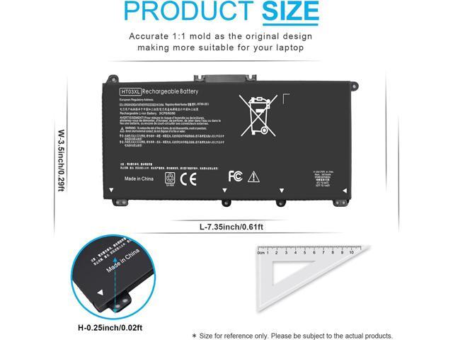 41.9Wh HT03XL L11119-855 Laptop Battery for HP Pavilion 15-CS 15-cs0xxx 15-cs1xxx 15-cs0053cl 15-cs0073cl 15-DA 15-da0014dx 15-DB 17-CA 15-DW...
