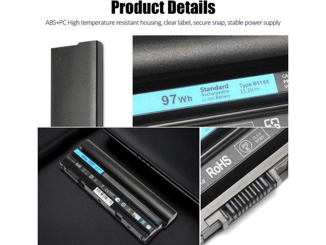 SOLICE 97WH M5Y0X Laptop Battery for Dell Latitude E6420 E6430 P25G001 E6520 P14F001 E6530 E5420 E5520 E5430 E5530 P28G-001 E6440 E6540 0 P299 F001...