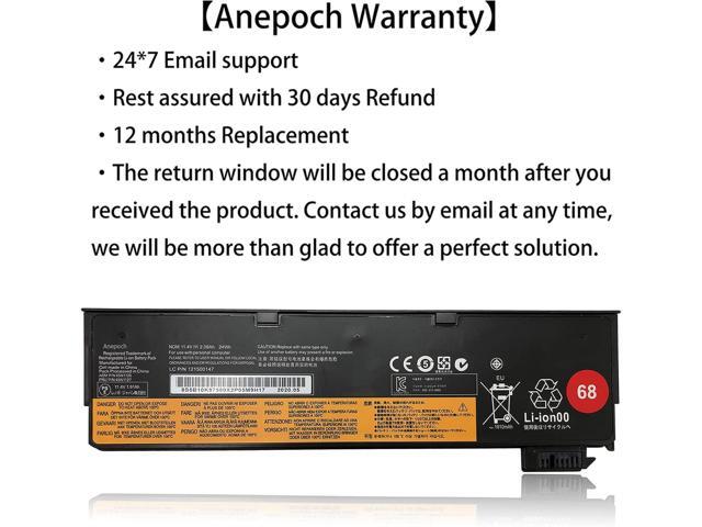 45N1126 45N1127 68 Laptop Battery Replacement for Lenovo ThinkPad T440 T440S X240 X240S S440 S540 X250 T450S L450 X260 K2450 T450 T460 0C52861...