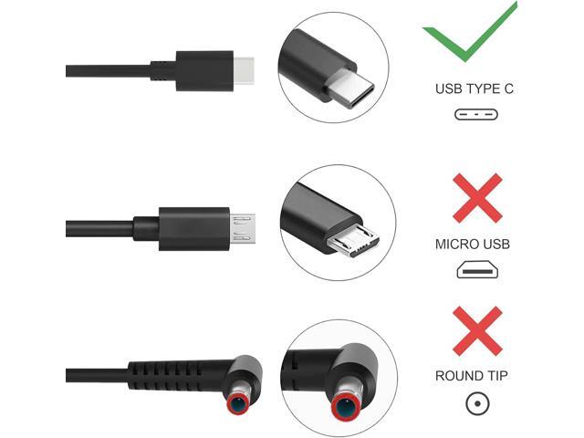 45W Type USB C Laptop Charger for Lenovo Chromebook C330 S340 100e 300e 500e C340 S330 2nd Gen,ThinkPad Yoga T480 T580 E490 E580 C630 C940 720 910...