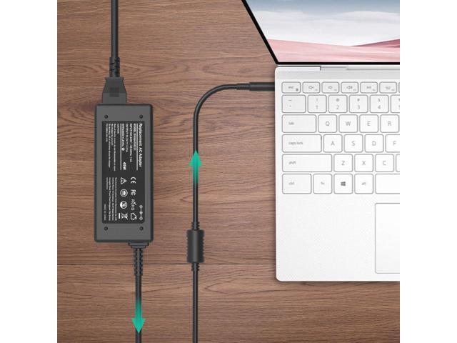 19.5V 2.31A 45W New AC Adapter Charger Power Cord for Dell Latitude 12 13 14 7350 7202 3379,XPS 11 12 13 15 9350 9360 9333 L321X L322X,17 7778 7779...