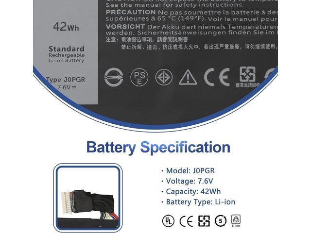 ANTIEE 42Wh J0PGR Laptop Battery Compatible with Dell Latitude 5285 2-in-1, Latitude 5290 2-in-1 Series T17G T17G001 T17G002 0J0PGR JOPGR 0RDYCT...