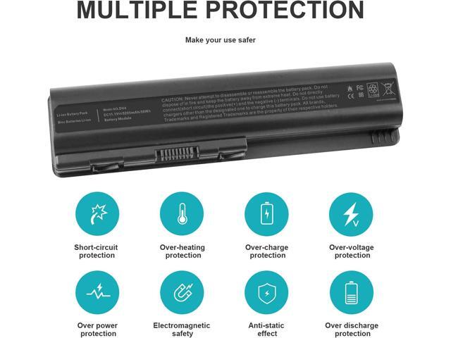 Laptop Battery for HP Pavilion G50 G60 G61G70 G71 Series DV4-2040US DV5-1010 CQ40 CQ45 CQ50 CQ60 EV06 KS524AA 462889-141 462890-542 484171-001...