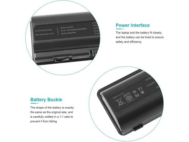 Laptop Battery for HP Pavilion G50 G60 G61G70 G71 Series DV4-2040US DV5-1010 CQ40 CQ45 CQ50 CQ60 EV06 KS524AA 462889-141 462890-542 484171-001...
