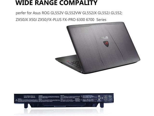A41N1424 Battery for Asus (ROG) GL552V GL552VW GL552VW-DH74 DH71 GL552JX GL552J GL552;ZX50JX X50J X555 ZX50 FZ50 FX50VW;FX-Plus FX-PRO 6300...