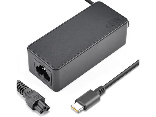45W Type-C USB-C Laptop Charger Replacement for Lenovo 45w Yoga 910 C940 S940 730-13 Chromebook 100e 300e c330 500e C340 Charger ThinkPad E480 L590...