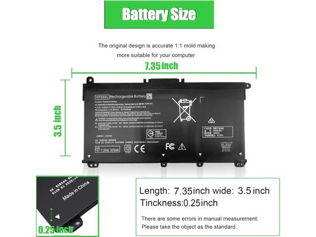 HT03XL Battery for HP Pavilion 15-CS 15-DA 15-DB 17-CA 17-BY 15-CS0053CL 15-cs1063cl 15-da012dx 15-da1005dx 15-db0011dx 17-ca0013ng 17-ca0010cy...